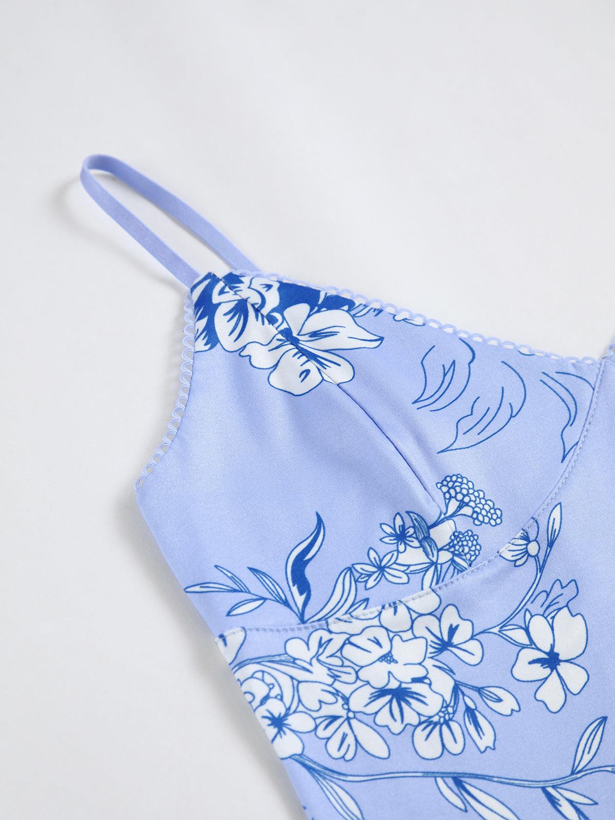 KLÆDT® Lang Kjole med Blomsterprint