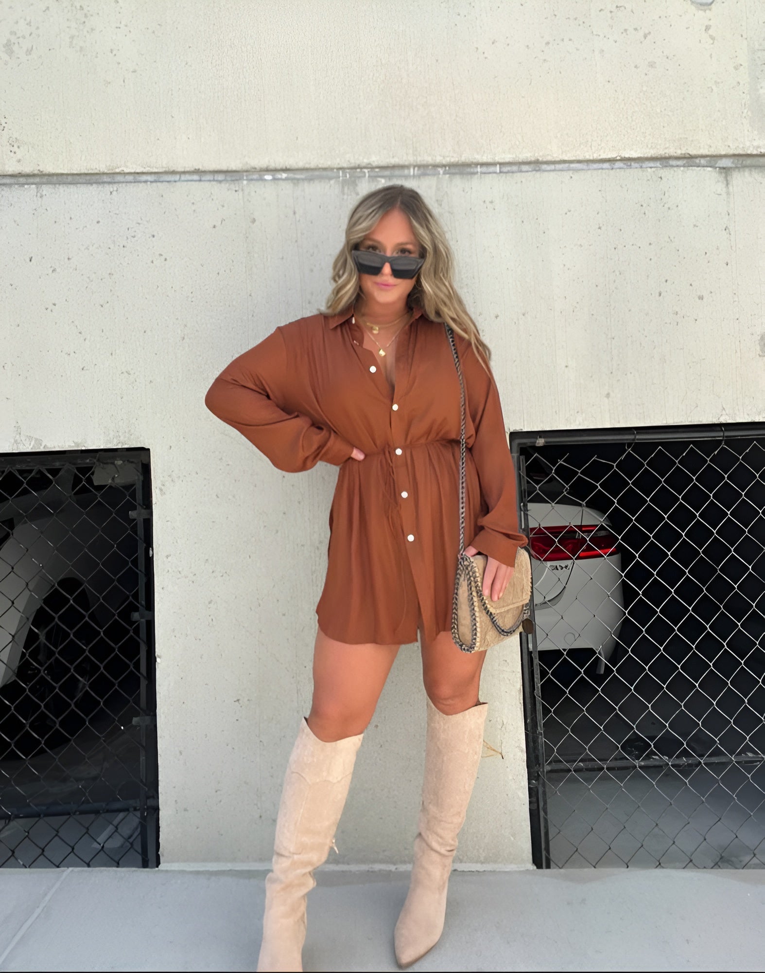 KLÆDT® Trendy Satin Romper Kjole