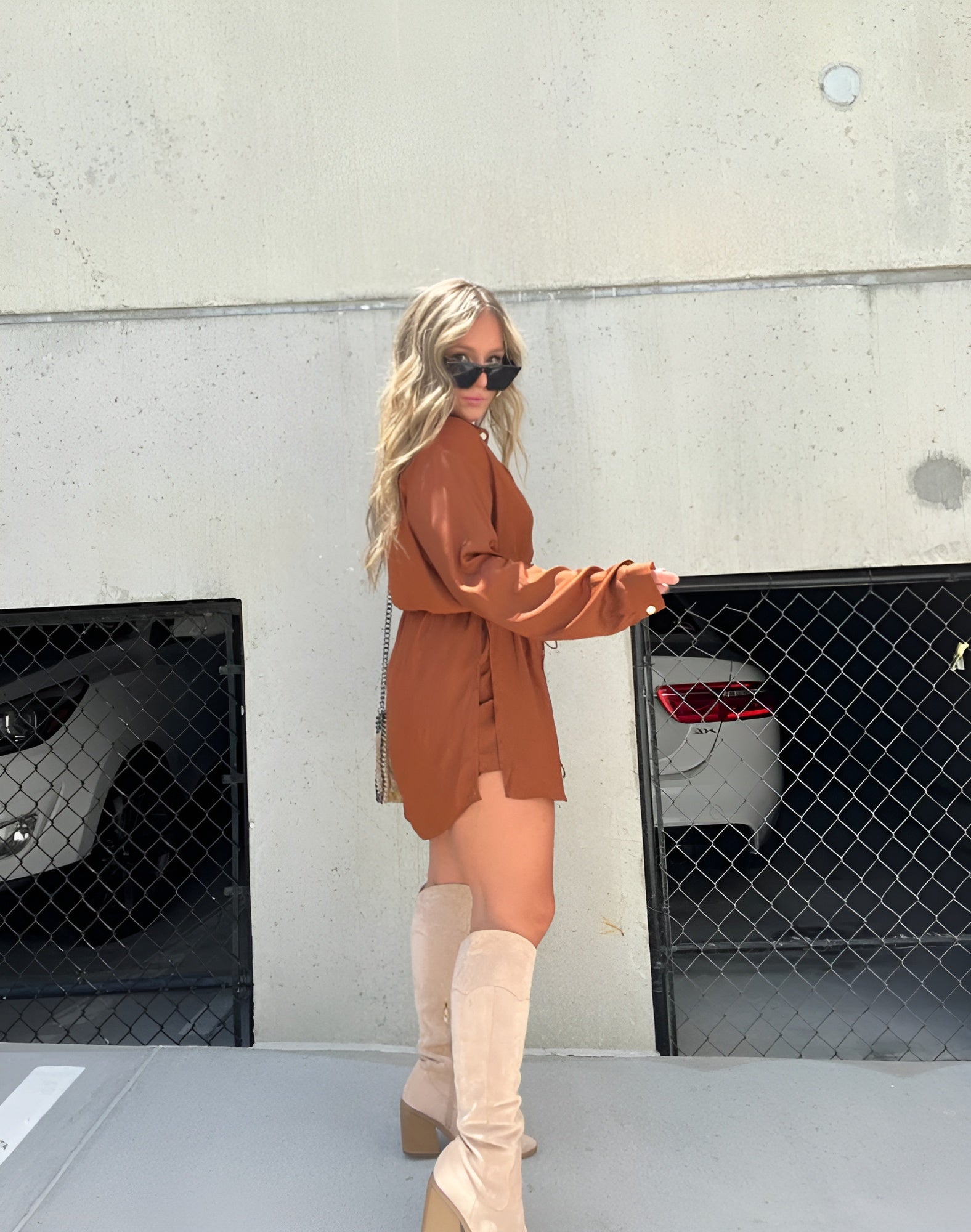 KLÆDT® Trendy Satin Romper Kjole