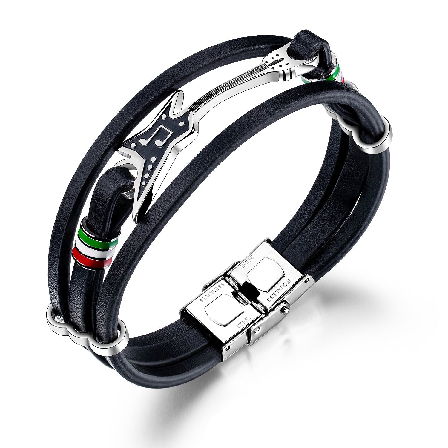 Musicwaker® | Handgemaakte Armband van Hoogwaardig Leer