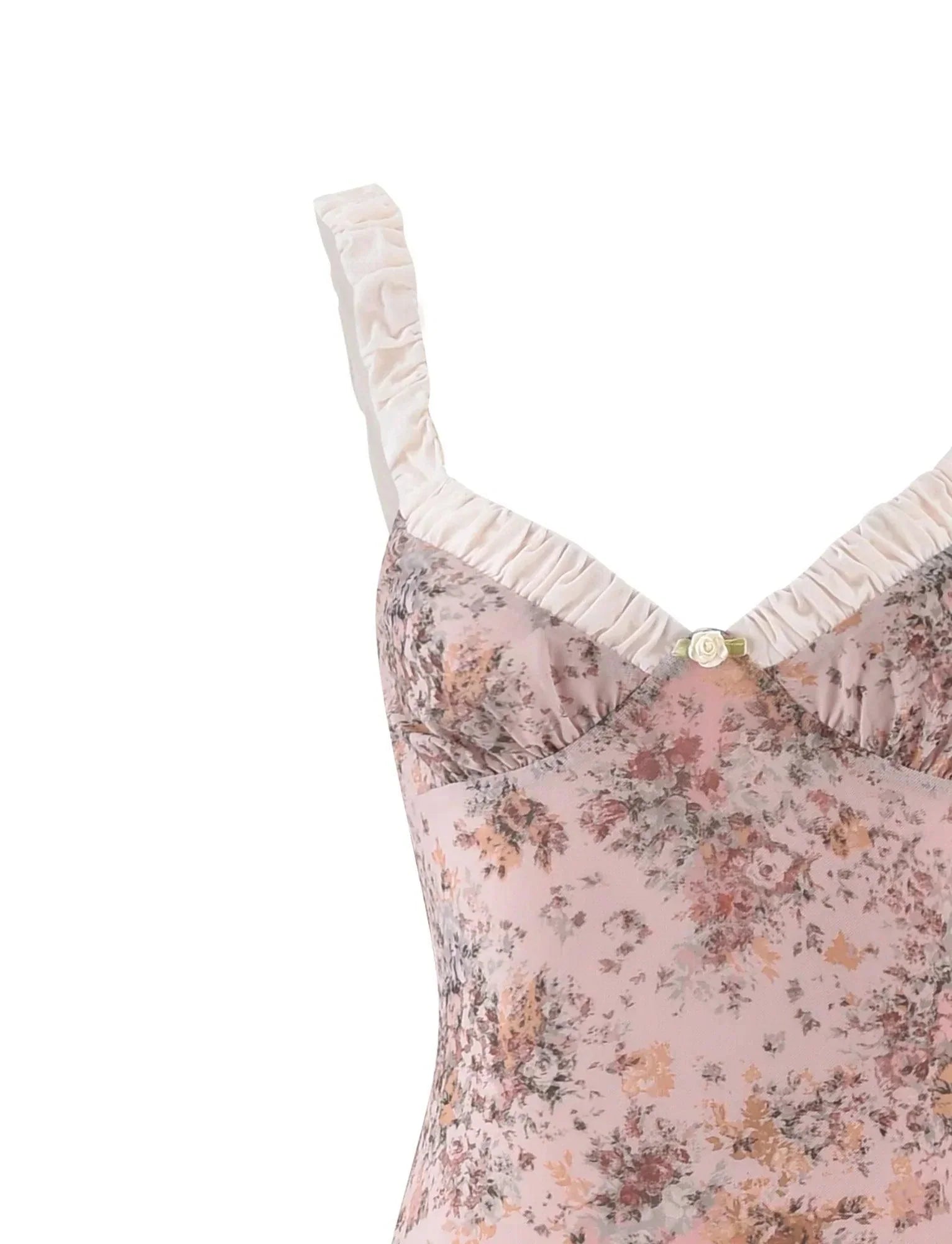 KLÆDT® Lyserød Camouflage Blomsterkjole