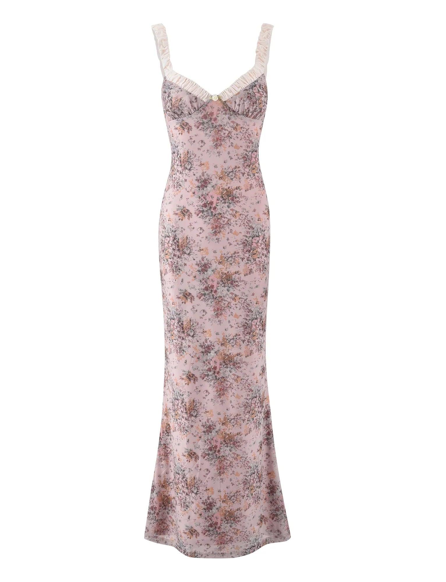 KLÆDT® Lyserød Camouflage Blomsterkjole