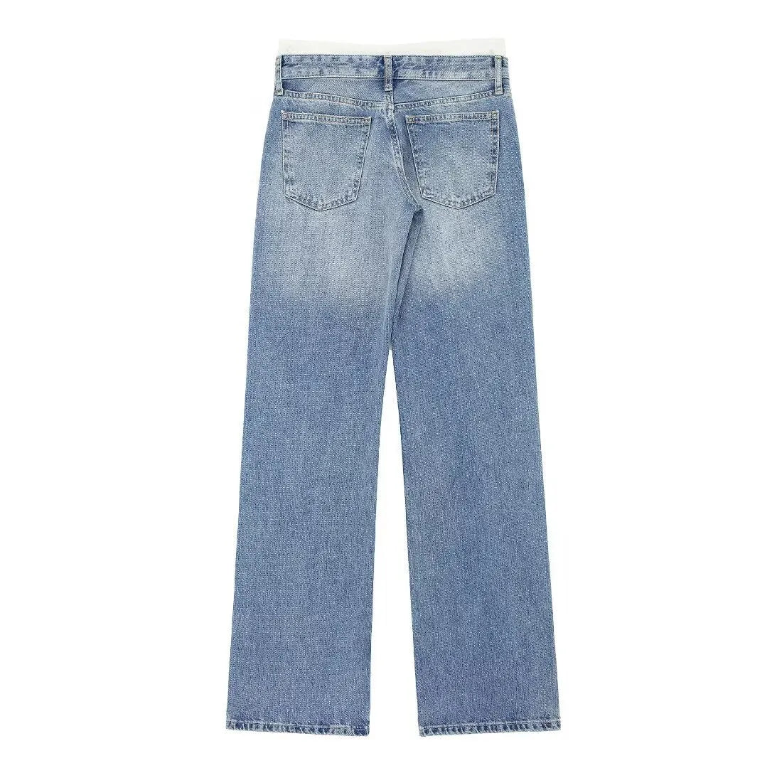 KLÆDT® Straight White Boxer Jeans