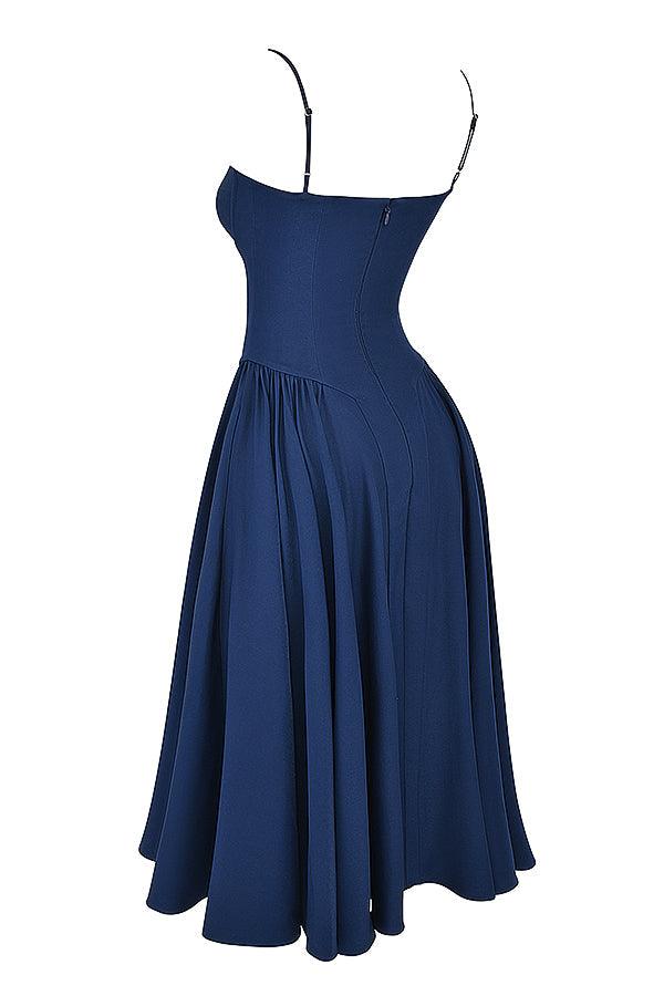 KLÆDT® Twill Korset Midi Kjole