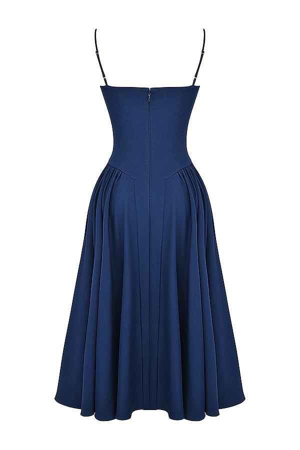 KLÆDT® Twill Korset Midi Kjole