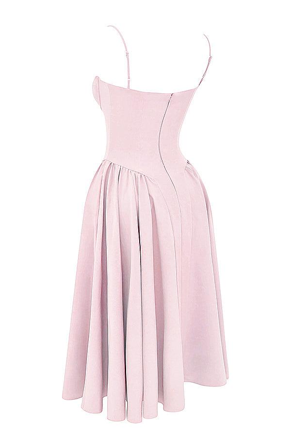 KLÆDT® Twill Korset Midi Kjole