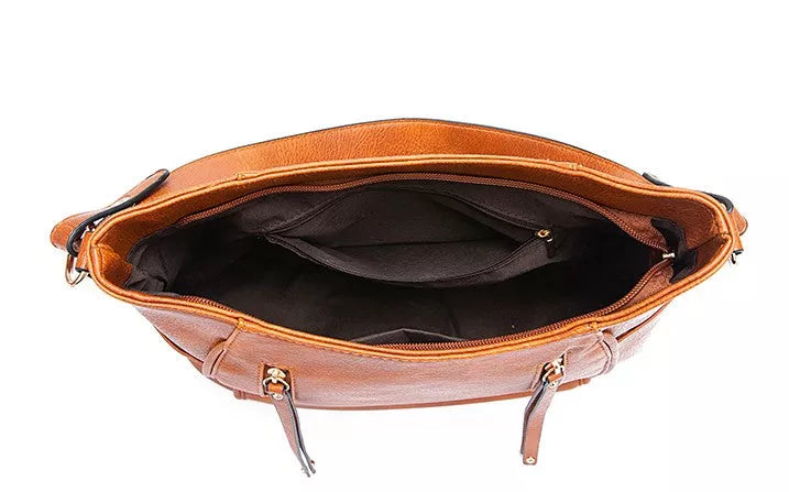 KLÆDT® Stilfuld Vintage Lædertaske