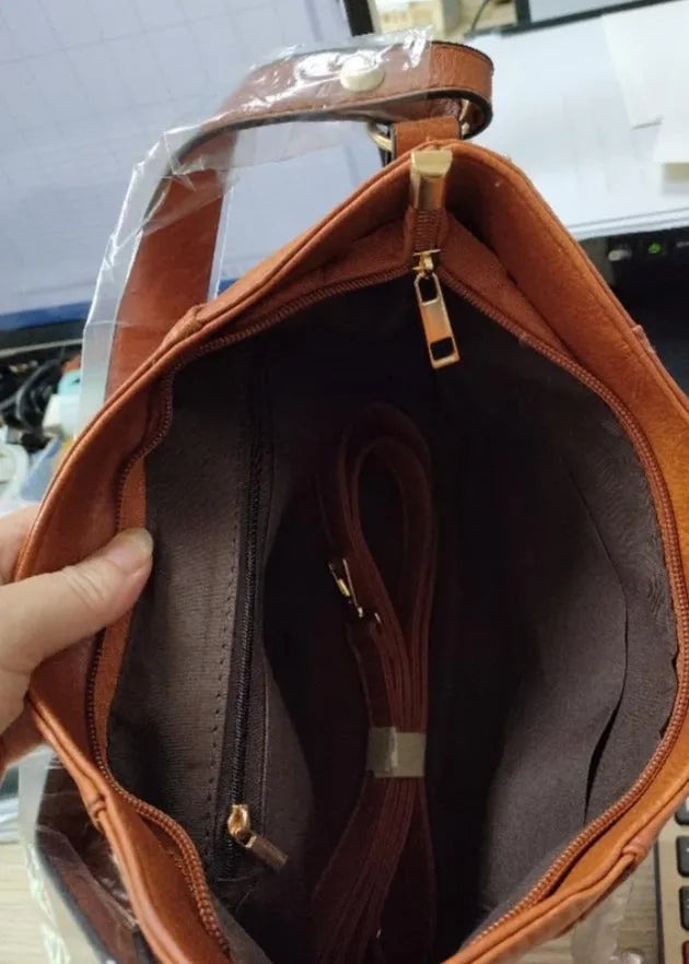 KLÆDT® Stilfuld Vintage Lædertaske