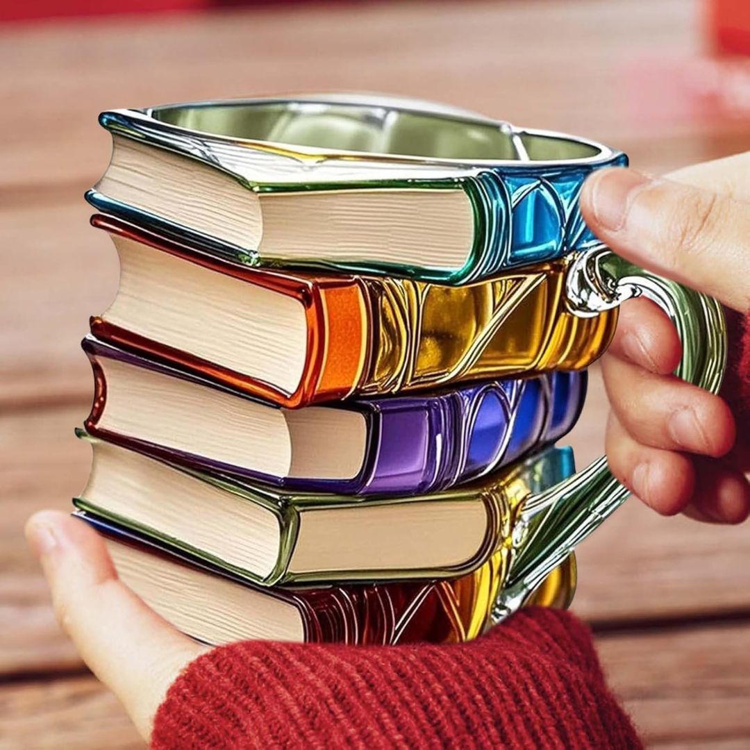3D Gelukkig lezen Handgemaakte Mok – Origineel