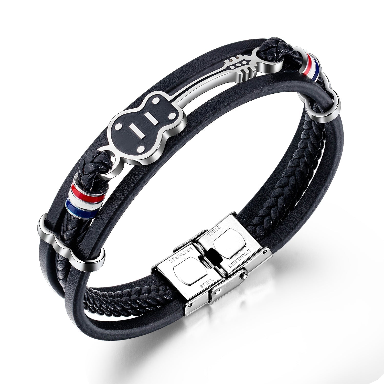 Musicwaker® | Handgemaakte Armband van Hoogwaardig Leer