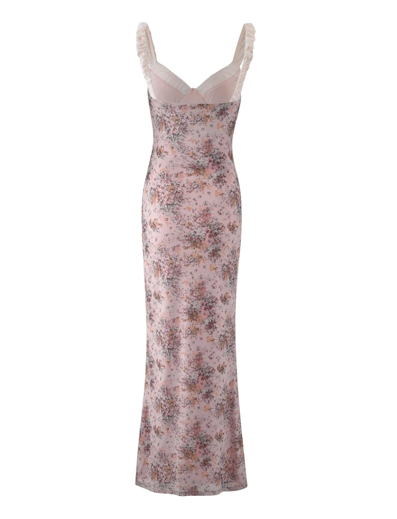 KLÆDT® Lyserød Camouflage Blomsterkjole