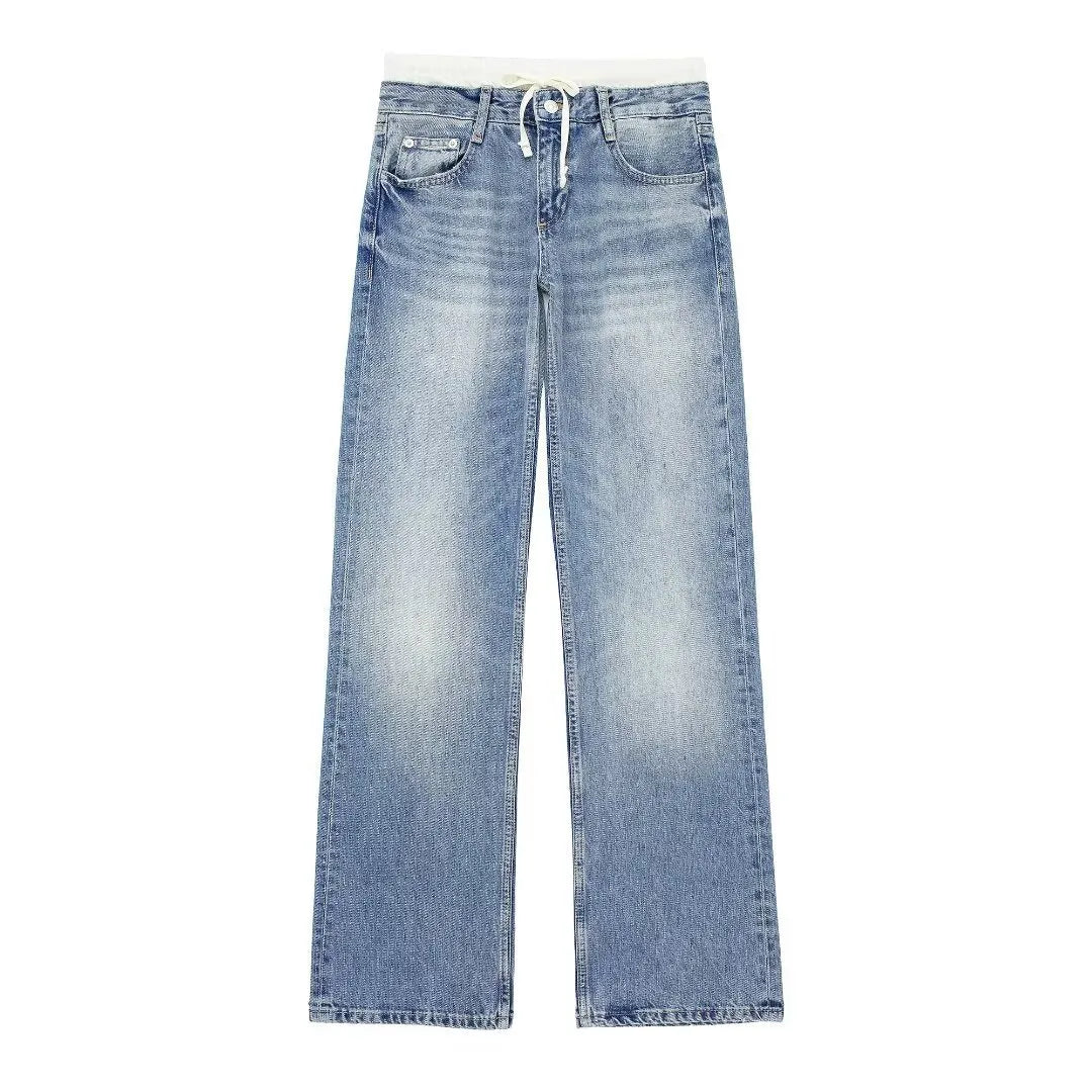KLÆDT® Straight White Boxer Jeans
