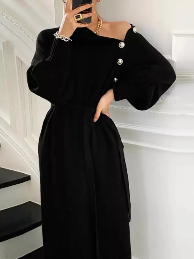 KLÆDT® Elegant Rullekravestrik Kjole